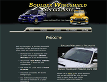 Tablet Screenshot of boulderwindshields.com
